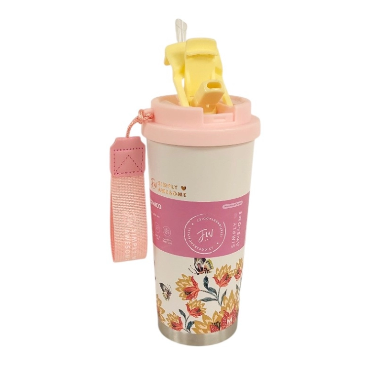 Vaso Termico FW Acero Inoxidable 450 ml Flowers Art.201431